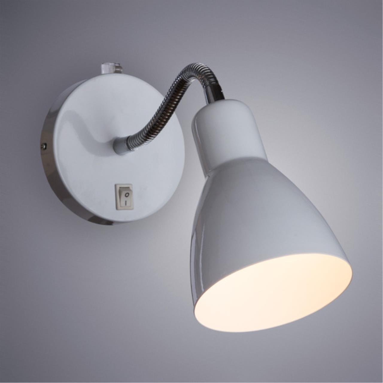 Дополнительная картинка Спот Arte Lamp Dorm A1408AP-1WH
