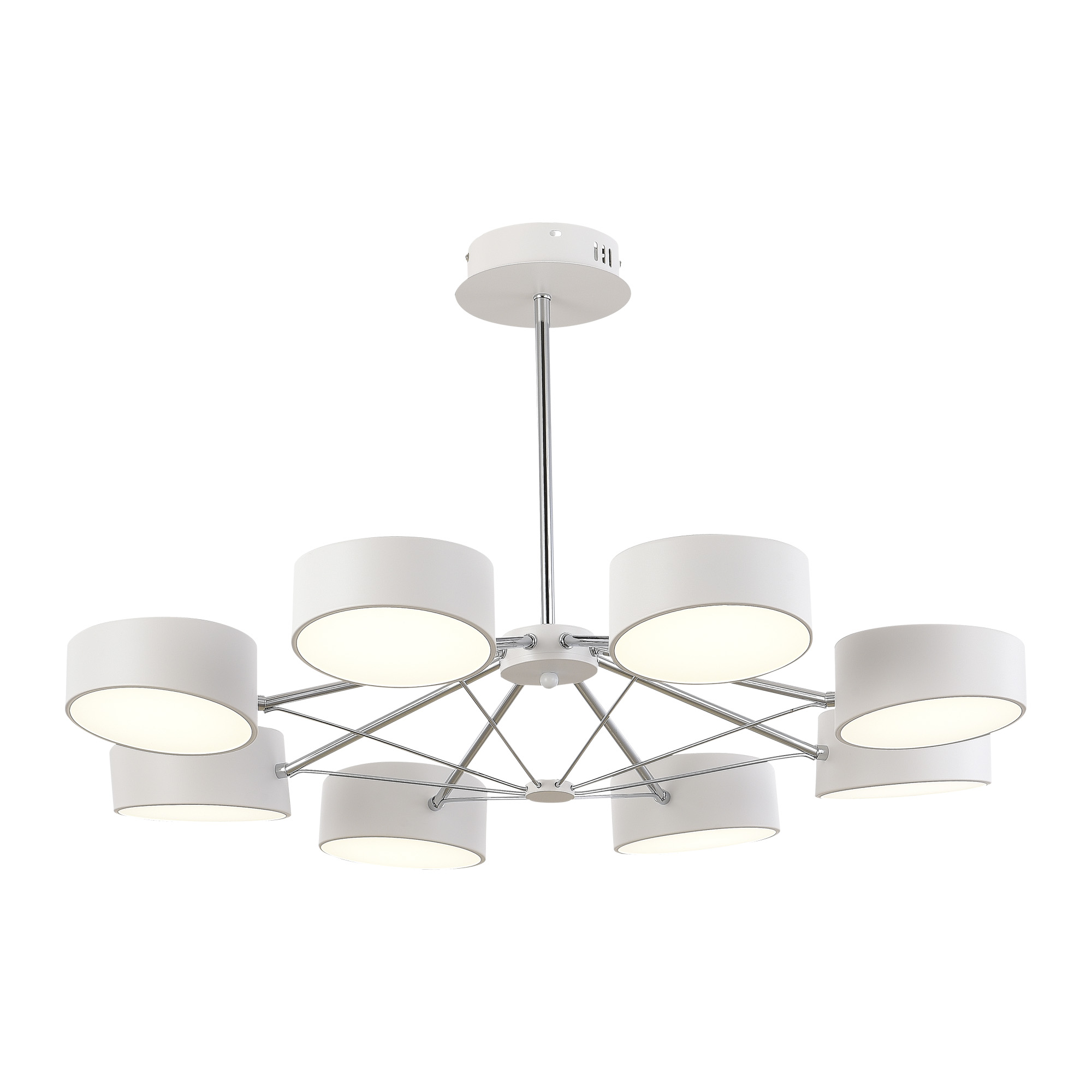 люстры sle6005-502-08 светильник потолочный белый/белый led 8*10w valle, доставка по Казахстану люстры sle6005-502-08 светильник потолочный белый/белый led 8*10w valle, доставка по Казахстану