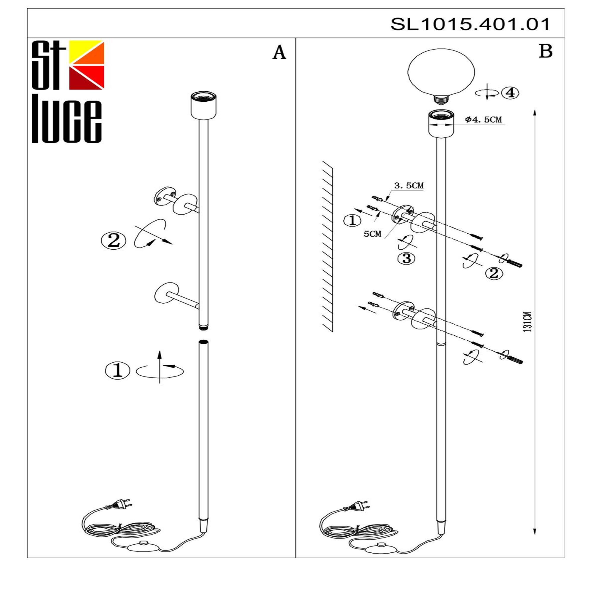 Дополнительная картинка Бра ST Luce Gante SL1015.401.01