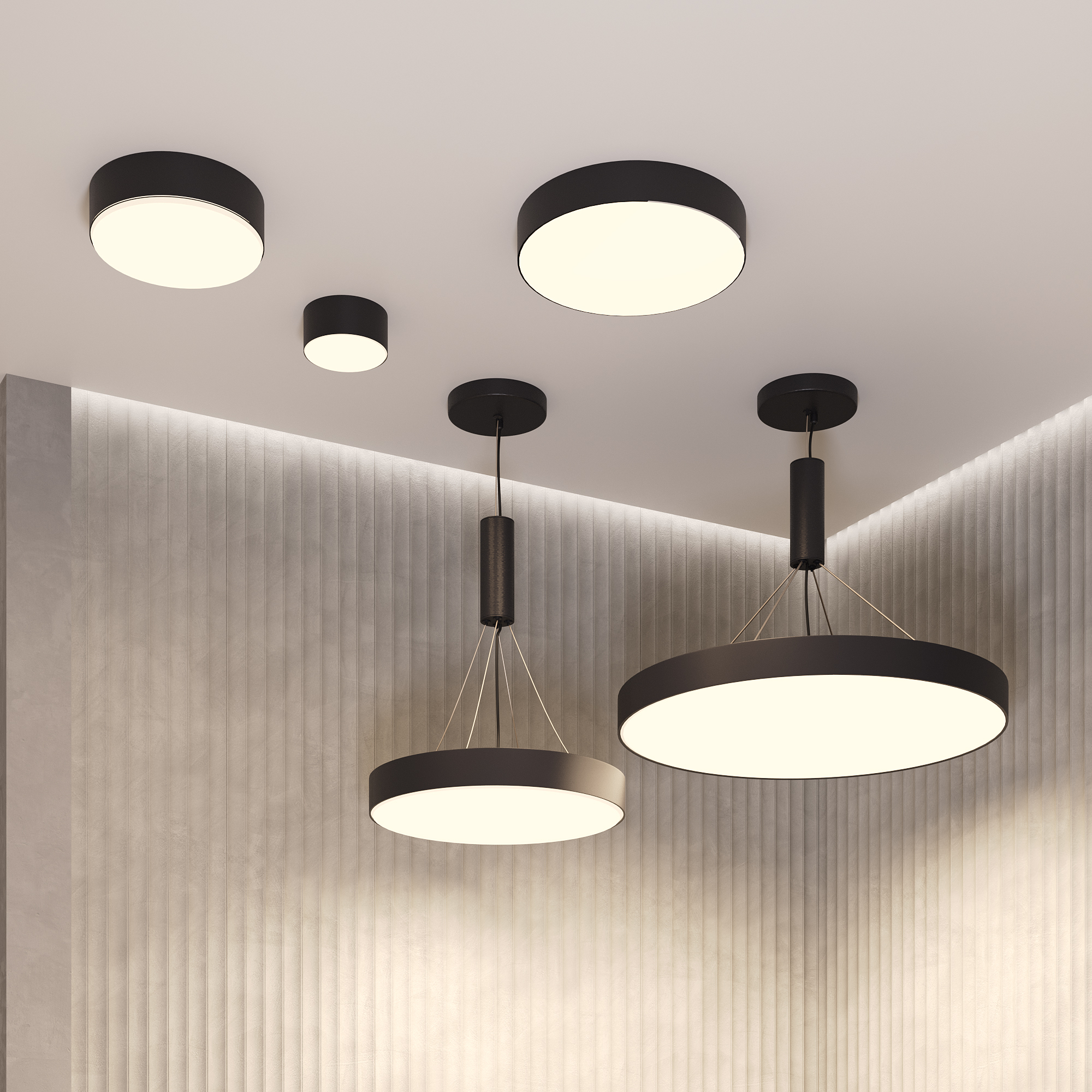 Дополнительная картинка Потолочный светильник Technical C032CL-24W4K-RD-B