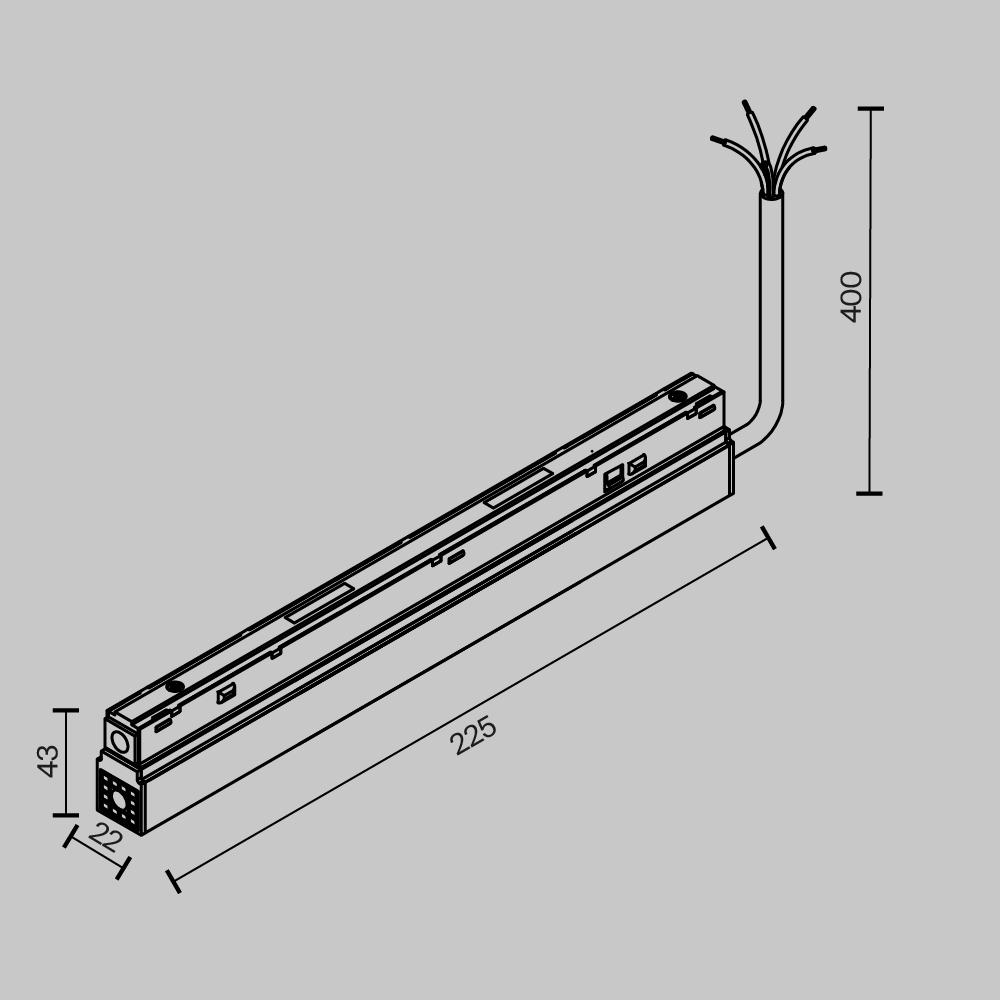 Дополнительная картинка Блок питания Technical TRA034DR-100W-DD-W