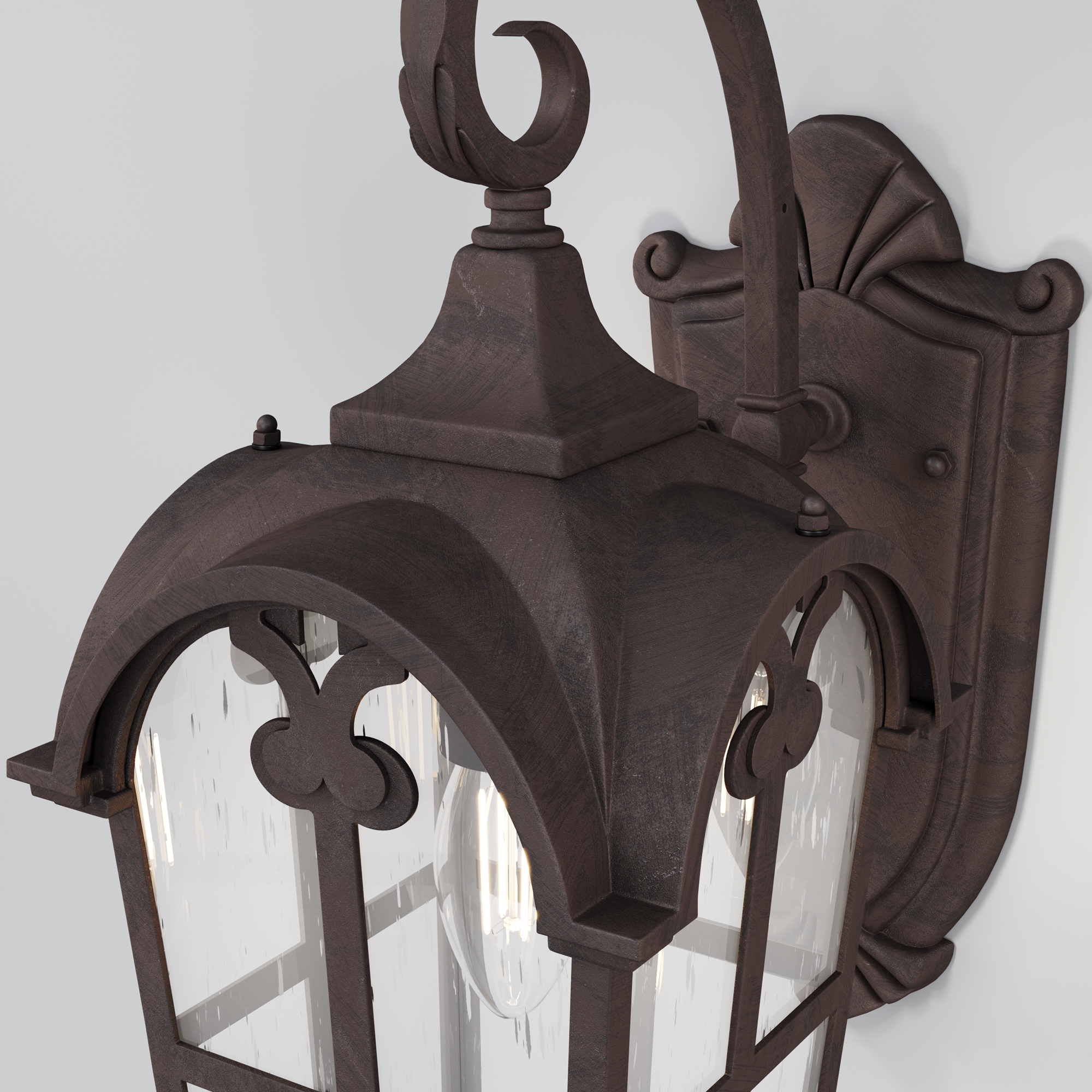 Дополнительная картинка Настенный светильник (бра) Outdoor O413WL-01BZ