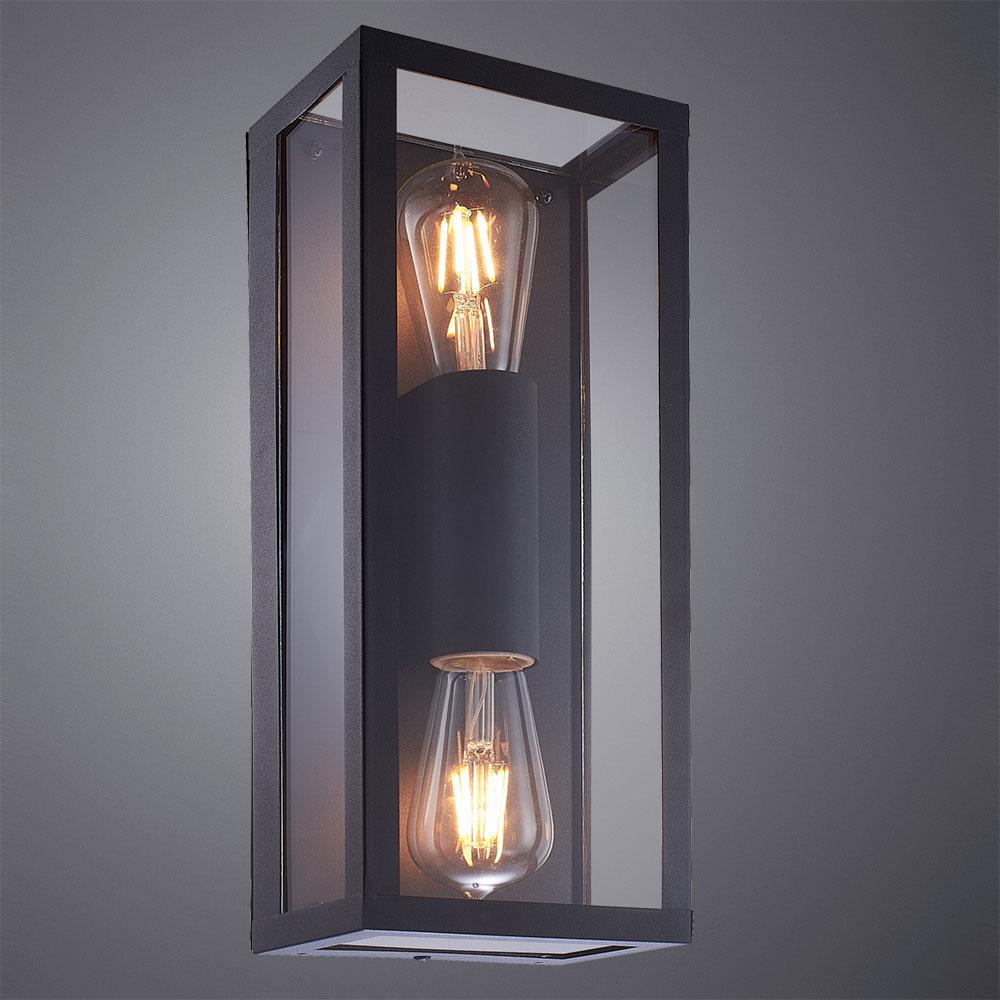Уличный настенный светильник Arte Lamp Belfast A4569AL-2BK — фото 13