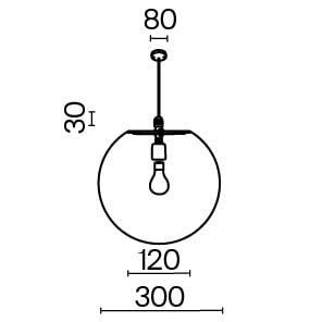 Дополнительная картинка Подвесной светильник Outdoor O594PL-01W
