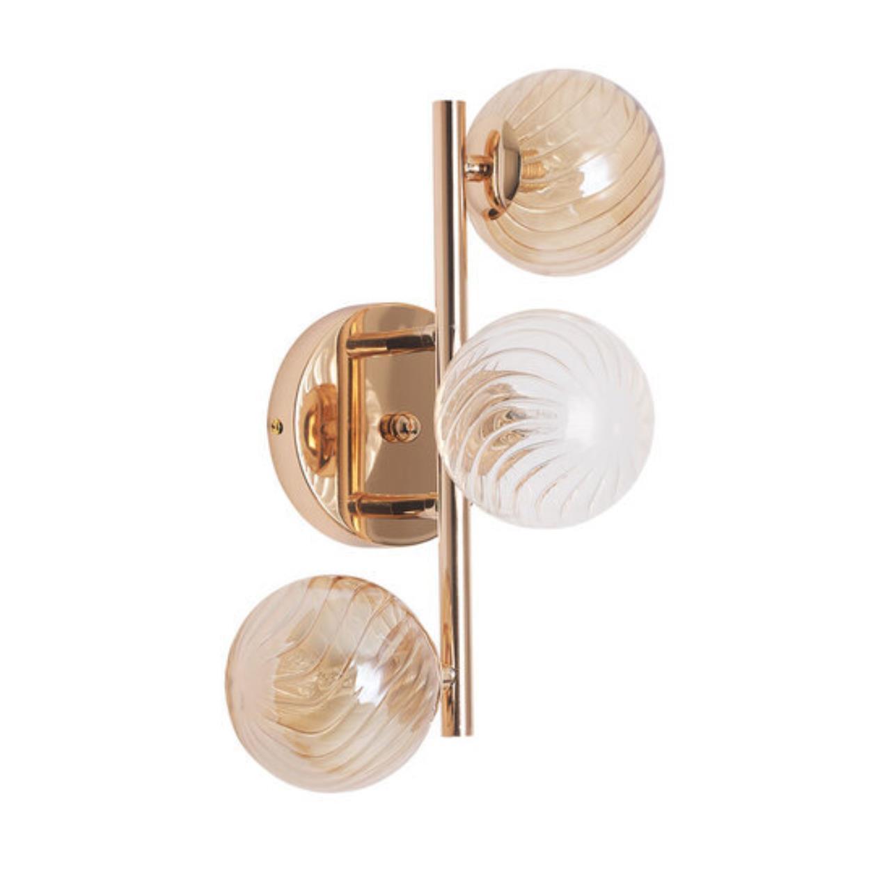 Дополнительная картинка Настенный светильник Arte Lamp ETEREO A5261AP-3GO
