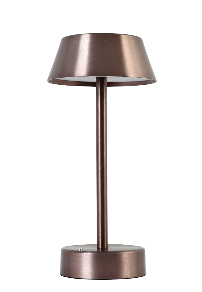 Картинка Аккумуляторная настольная лампа Crystal Lux SANTA LG1 COFFEE Crystal Lux 3663/501