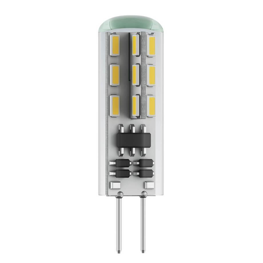 Картинка Лампа светодиодная филаментная Voltega G4 2.5W 2800К прозрачная VG9-K1G4warm2W 6983