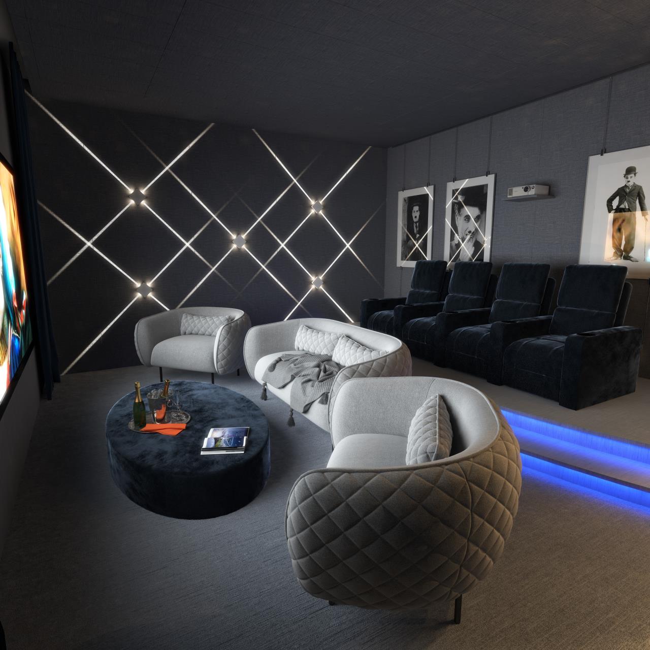 Картинка Настенный светодиодный светильник Odeon Light Hightech Vista 4258/8WL