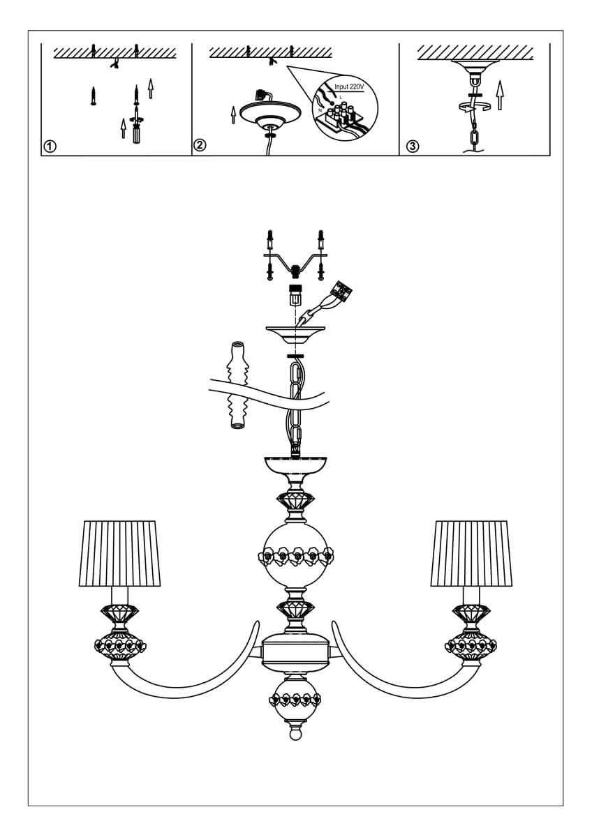 Картинка Подвесная люстра Favourite Felicia 2141-8P
