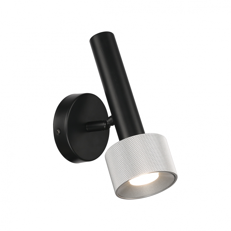 Светильник настенный iLedex Delta iLedex 2360-1 BK+SL Светильник настенный iLedex Delta iLedex 2360-1 BK+SL