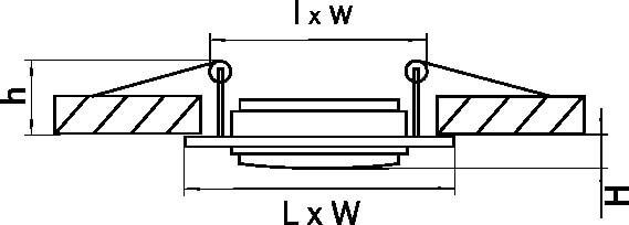 Дополнительная картинка Встраиваемый светильник Lightstar Singo 011621