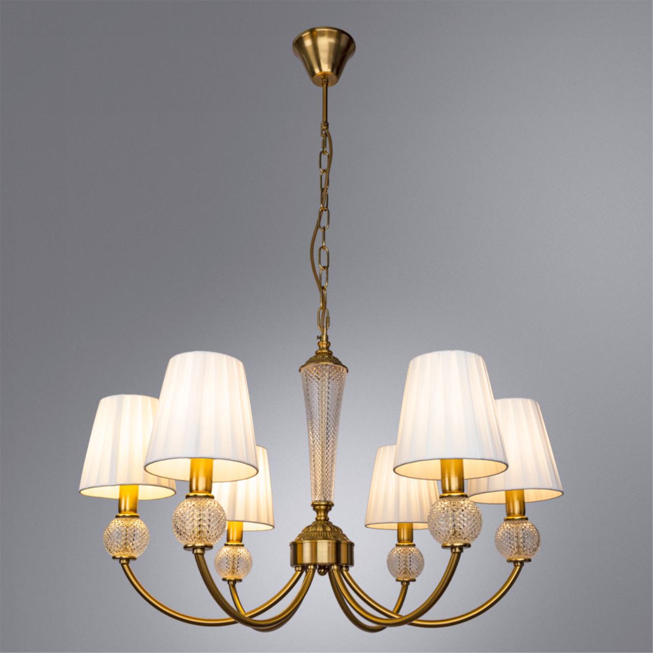 Дополнительная картинка Подвесная люстра Arte Lamp Gracie A7301LM-6PB