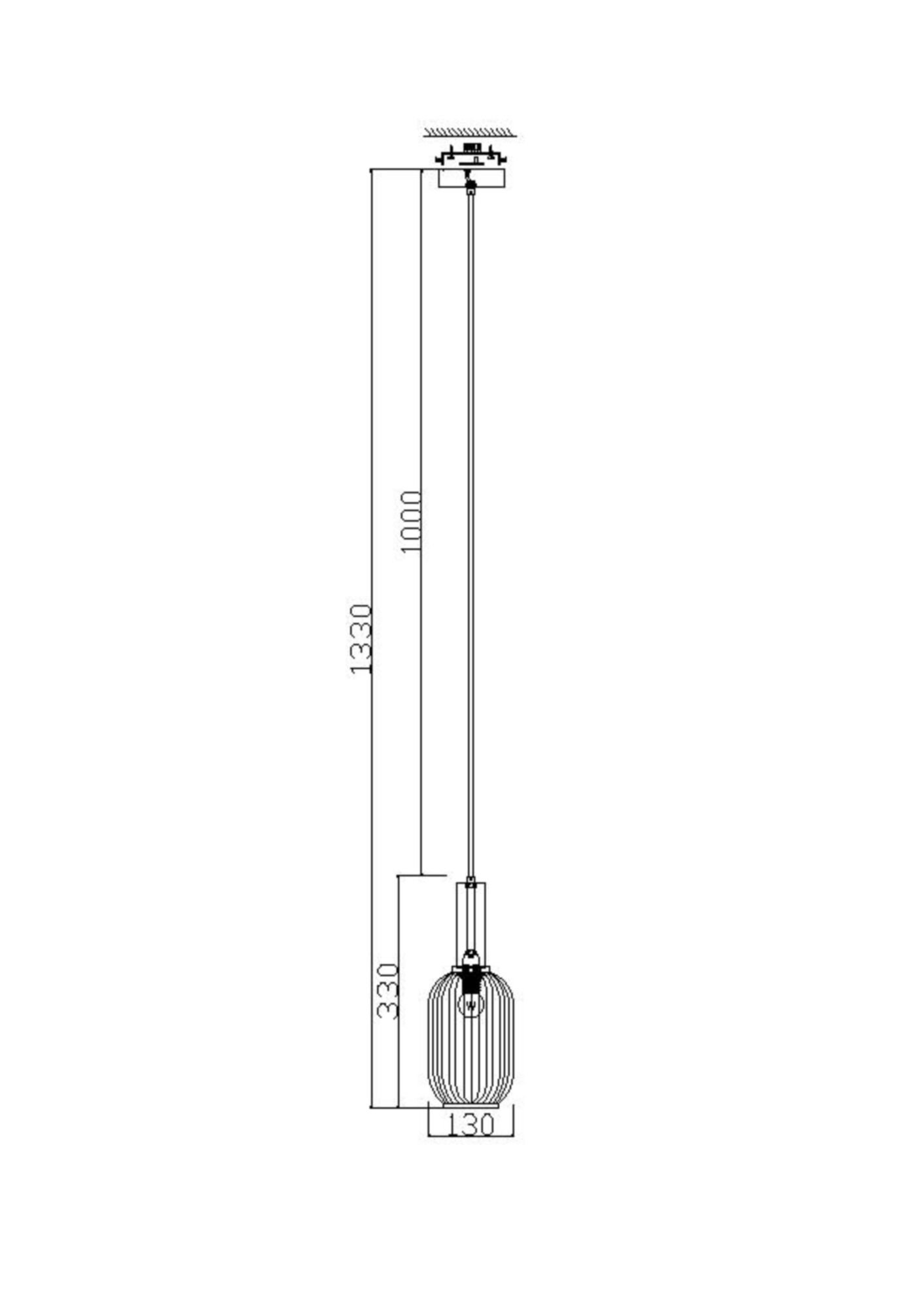 Дополнительная картинка Подвесной светильник Freya FR8013PL-01AM