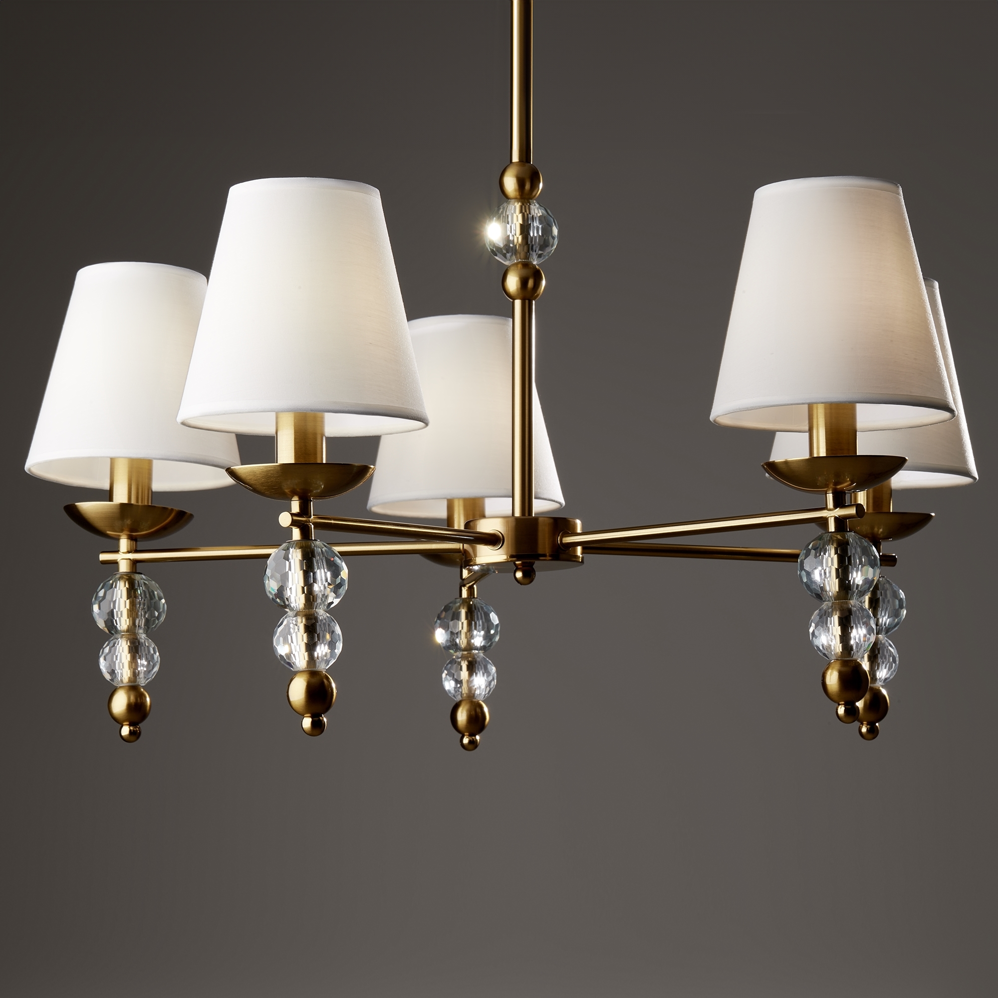 Дополнительная картинка Потолочная люстра Freya Crystal FR1009CL-05BS