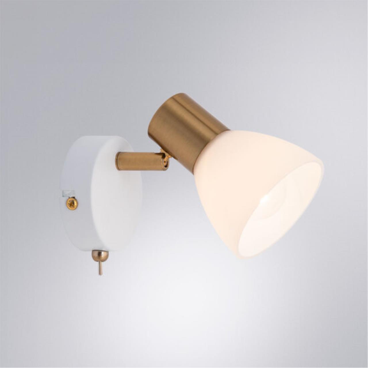 Дополнительная картинка Спот Arte Lamp Falena A3117AP-1WH