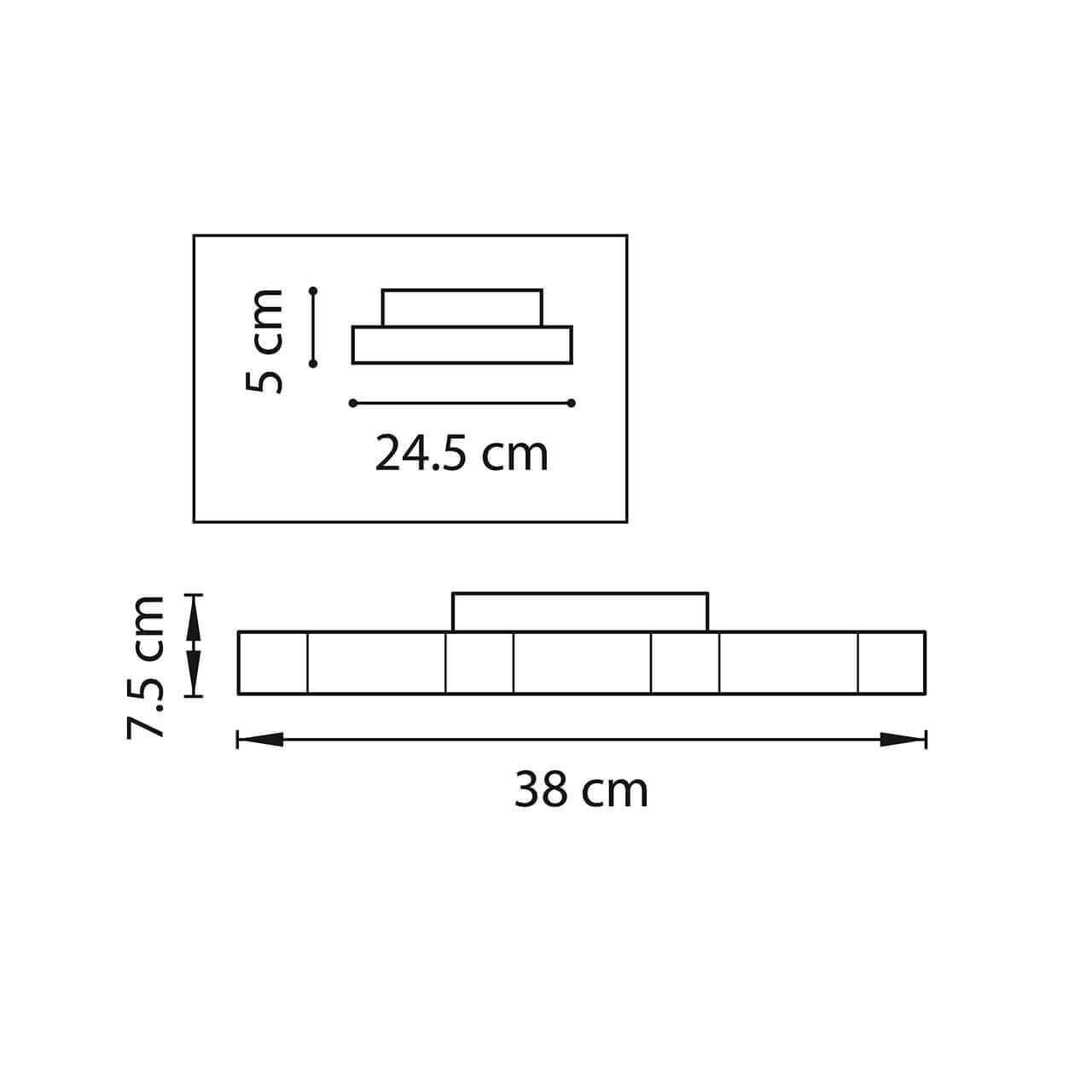 Картинка Потолочный светодиодный светильник Lightstar Favo 750072