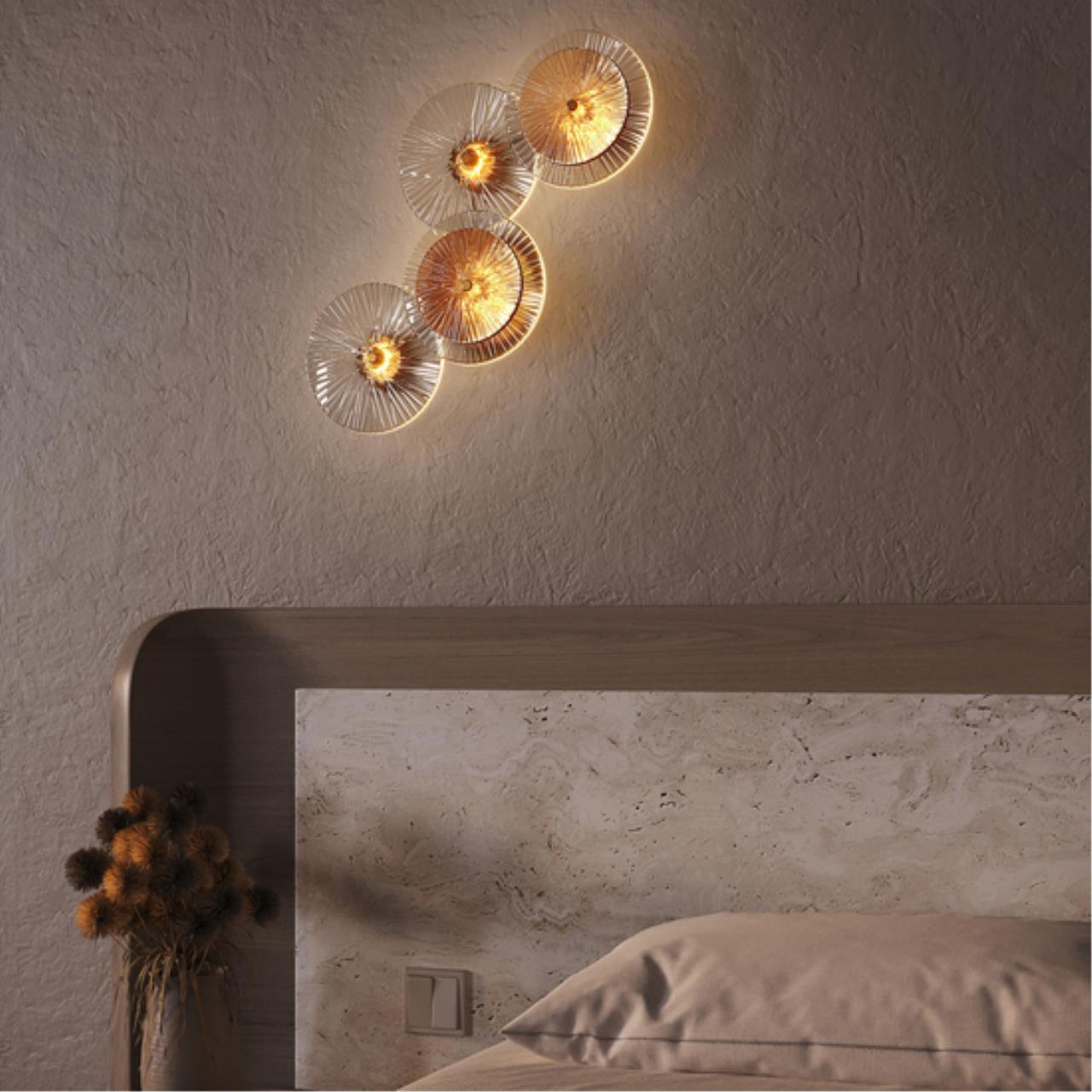 Картинка Настенный светильник Arte Lamp AJOUR A1258AP-4PB