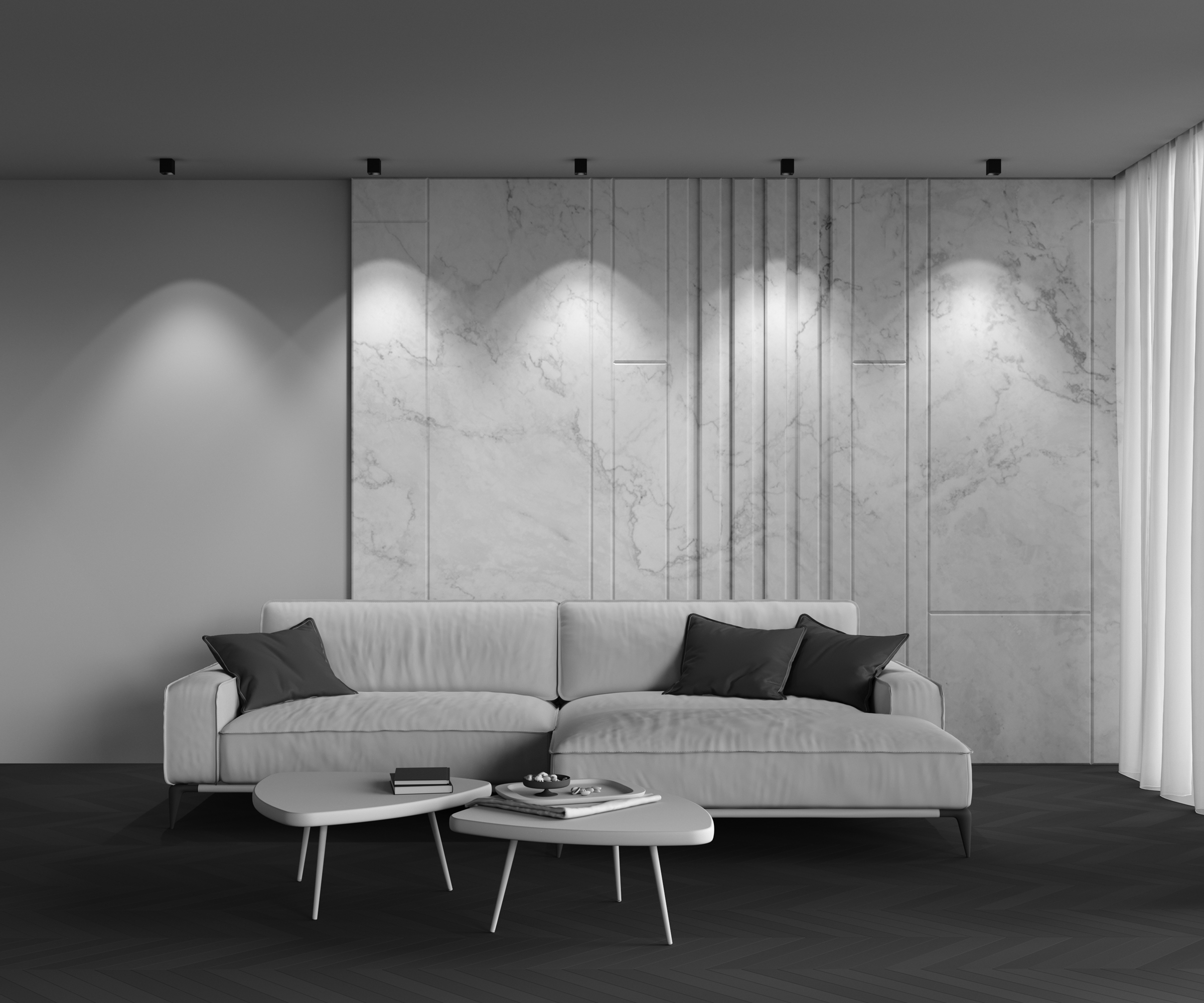 Картинка Потолочный светильник Technical C064CL-5W3K-SQ-B