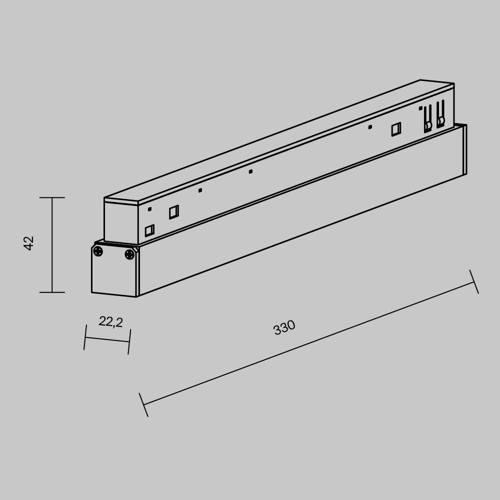 Дополнительная картинка Комплектующие для трековой системы Technical TRX034DR4-200W