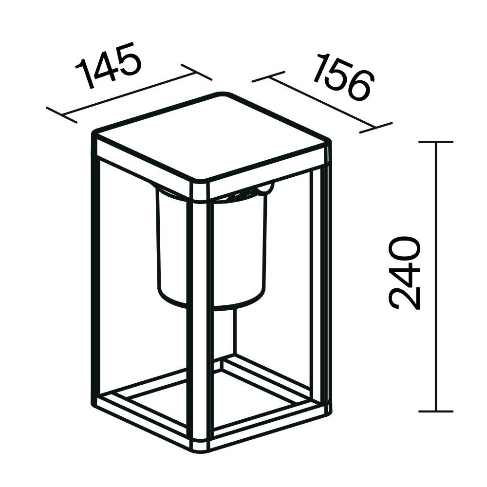 Дополнительная картинка Настенный светильник (бра) Outdoor OSL457WL-L2GF3K