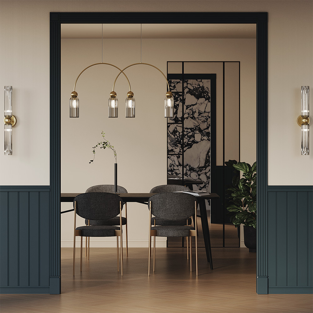 Дополнительная картинка Подвесной светильник Maytoni MOD302PL-04GR