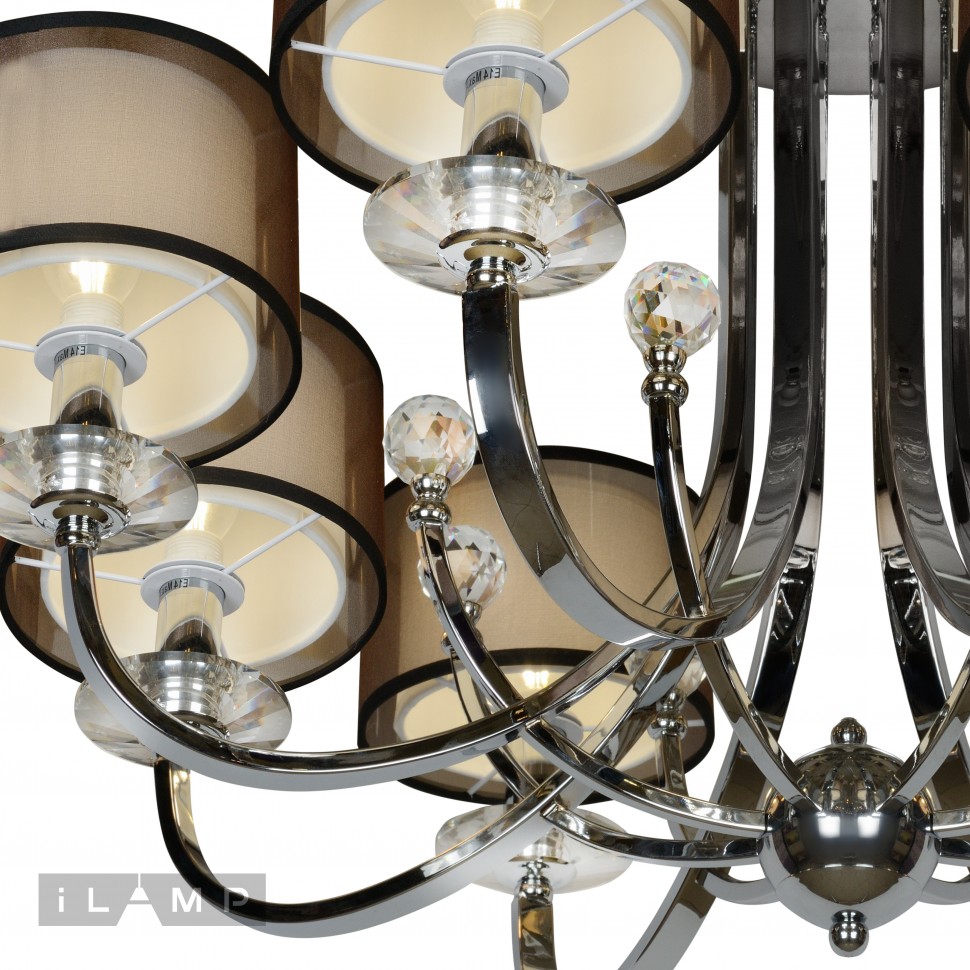 Дополнительная картинка Потолочная люстра iLamp America 88049/8 CR