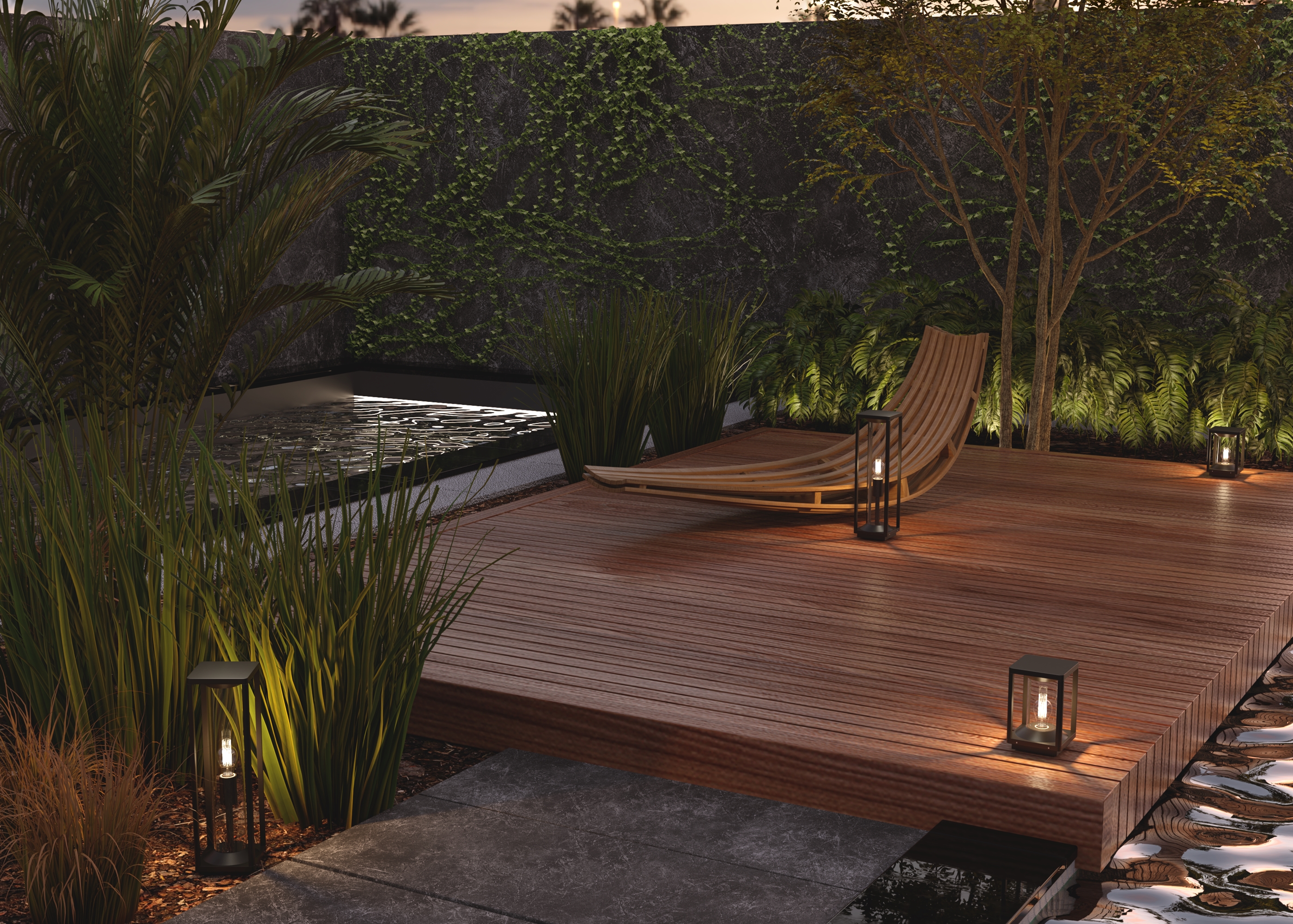 Дополнительная картинка Ландшафтный светильник Outdoor O452FL-01GF1