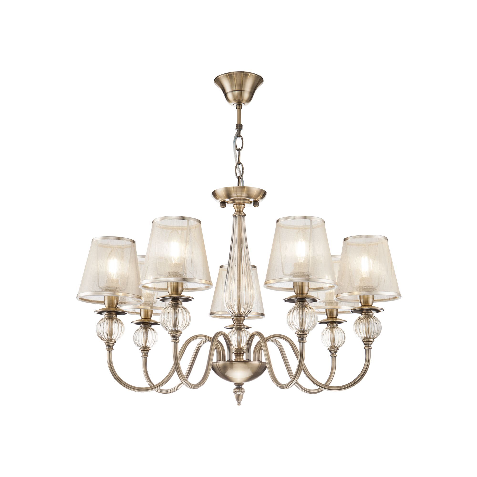 Дополнительная картинка Подвесная люстра Freya Inessa FR2685PL-07BZ