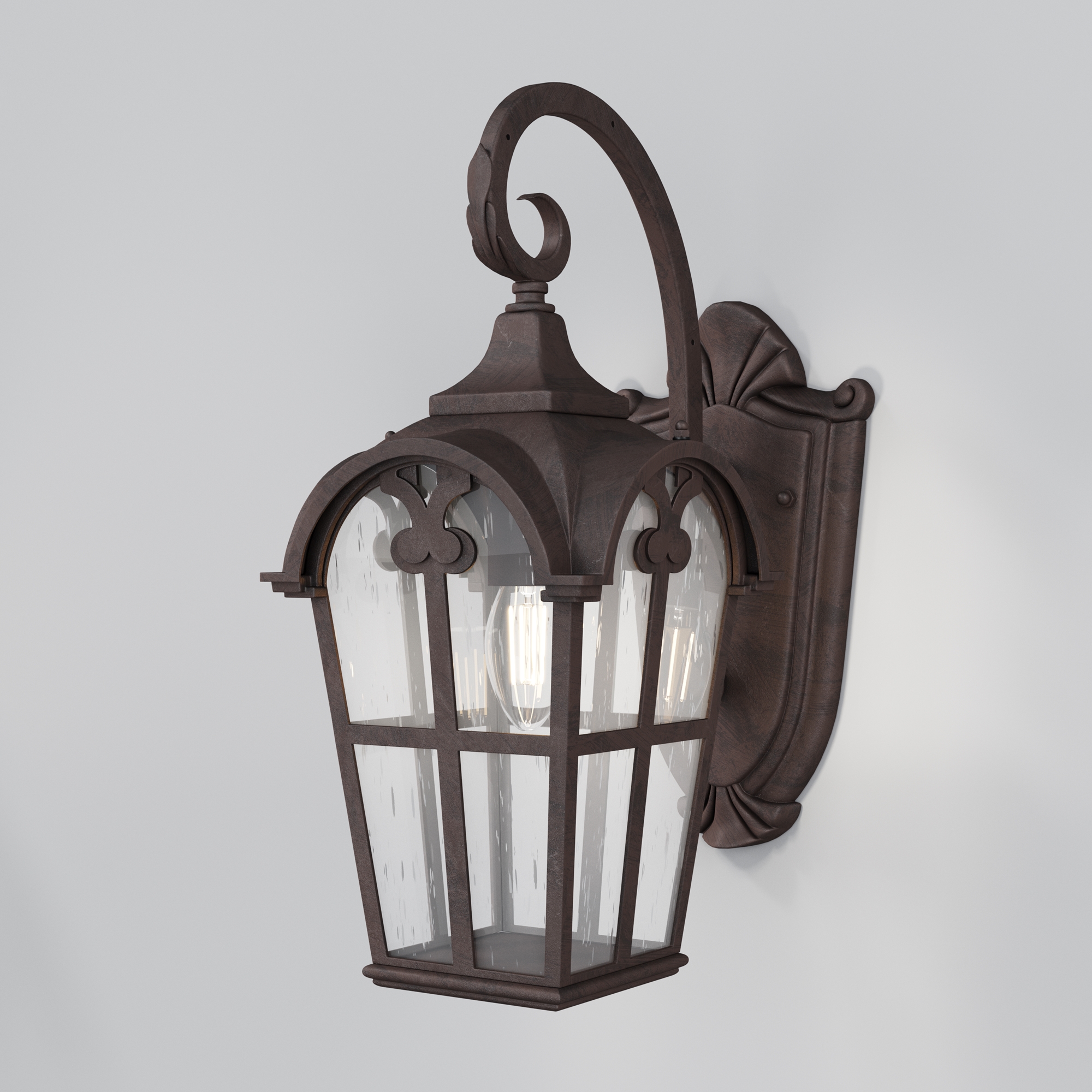 Дополнительная картинка Настенный светильник (бра) Outdoor O413WL-01BZ