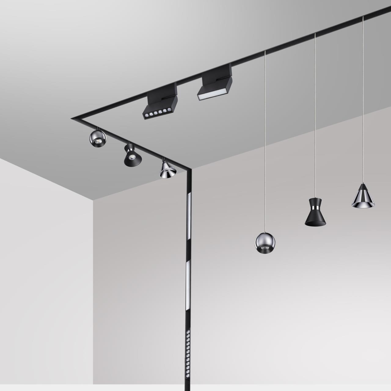 Дополнительная картинка Трековый светодиодный светильник Novotech Shino Flum 358465