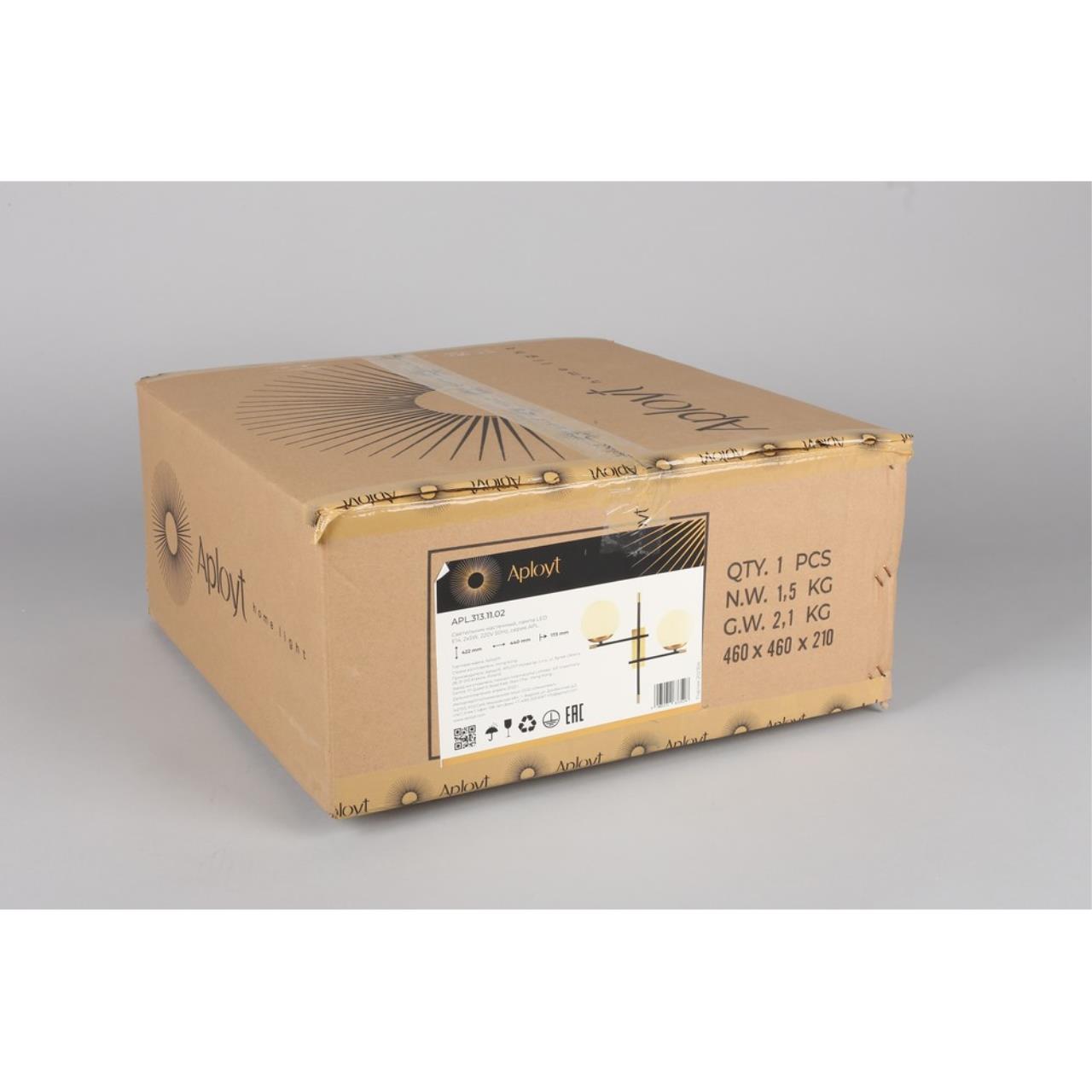 Картинка APL.313.11.02 Настенный светильник Aployt Kristina