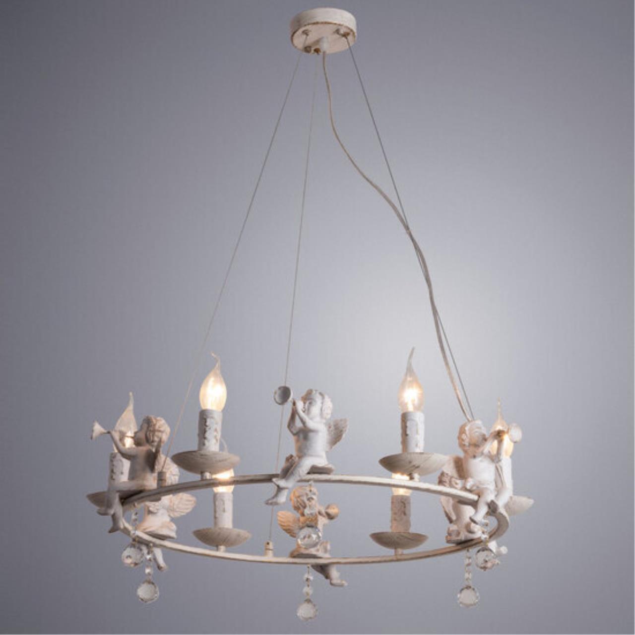 Дополнительная картинка Подвесная люстра Arte Lamp Amur A1133SP-6WG