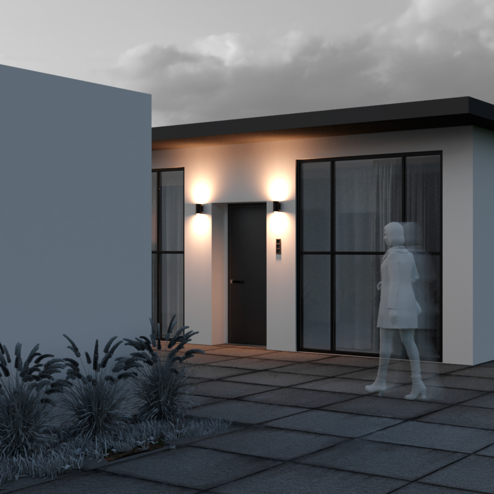 Дополнительная картинка Настенный светильник (бра) Outdoor O303WL-L10GF3K