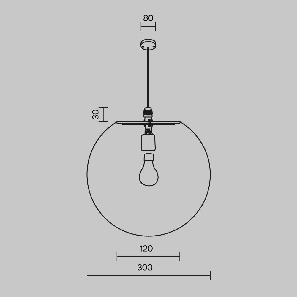 Дополнительная картинка Подвесной светильник Outdoor O594PL-01W