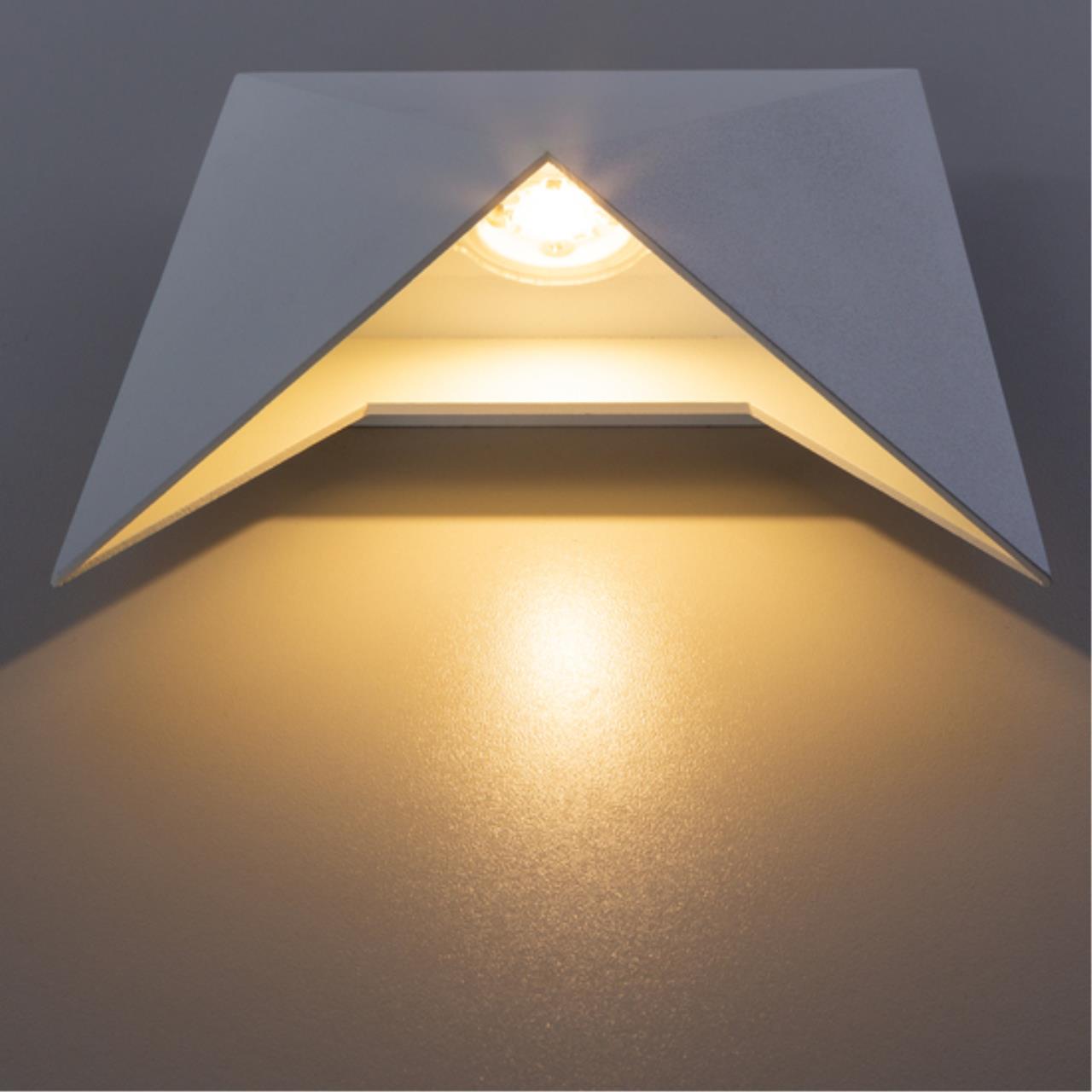 Картинка Настенный светодиодный светильник Arte Lamp Busta A1609AP-1WH