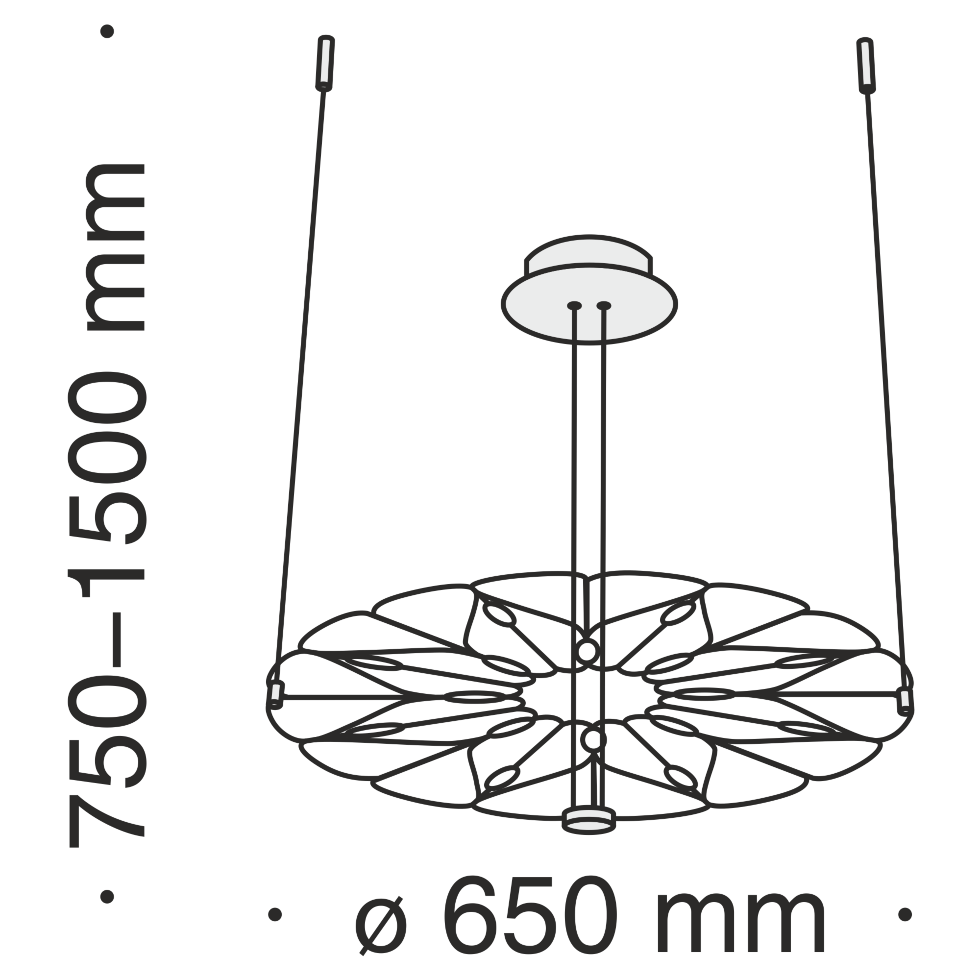 Дополнительная картинка Подвесной светодиодный светильник Maytoni Volare MOD037PL-L16B