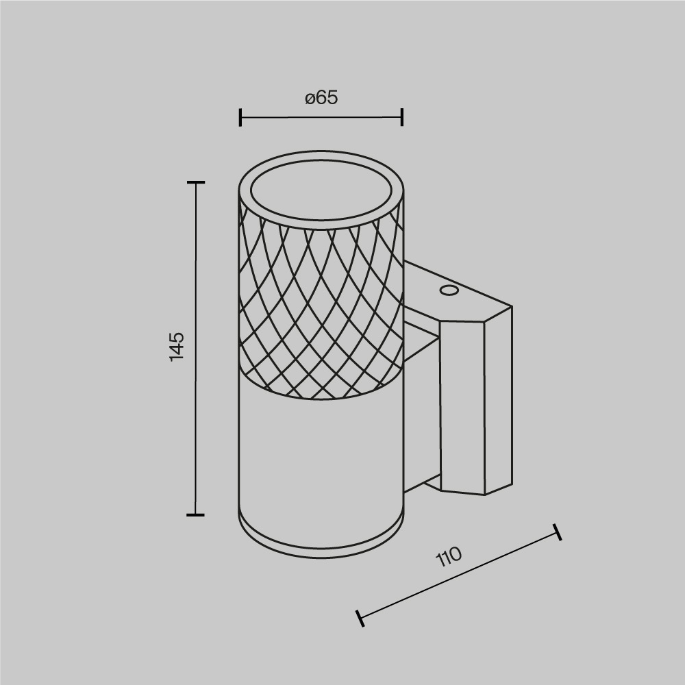 Дополнительная картинка Настенный светильник Outdoor O583WL-01B