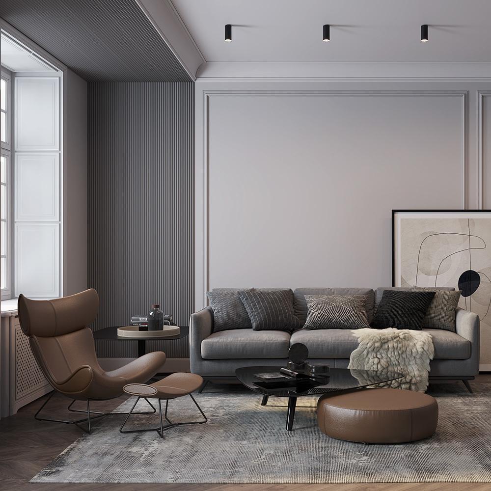 Дополнительная картинка Потолочный светильник Maytoni Focus S C052CL-01B