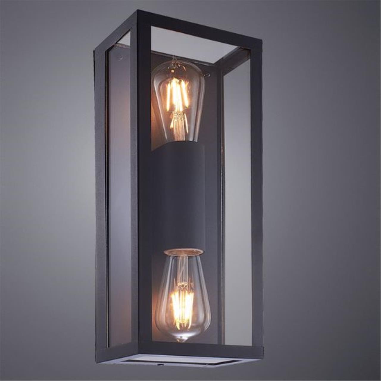 Уличный настенный светильник Arte Lamp Belfast A4569AL-2BK — фото 6