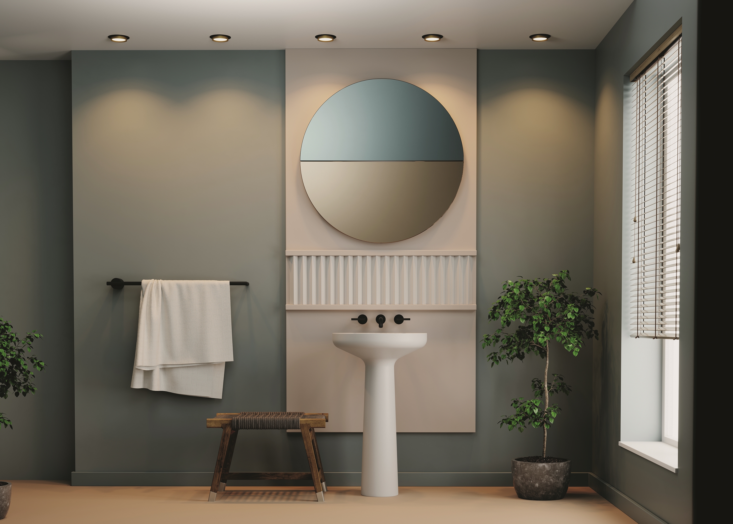 Дополнительная картинка Встраиваемый светильник Technical DL086-GX53-RD-BG