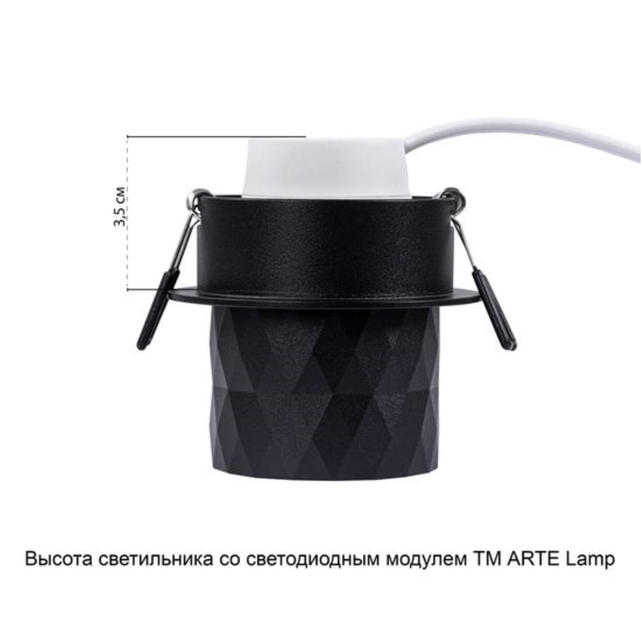 Дополнительная картинка Потолочный светильник Arte Lamp FANG A5562PL-1BK