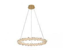 newport 8280 8281/600 gold new , подвесной светильник, gold clear crystal d60*h5/250 cm led strip 75w 3000k 7500lm, доставка по Казахстану 