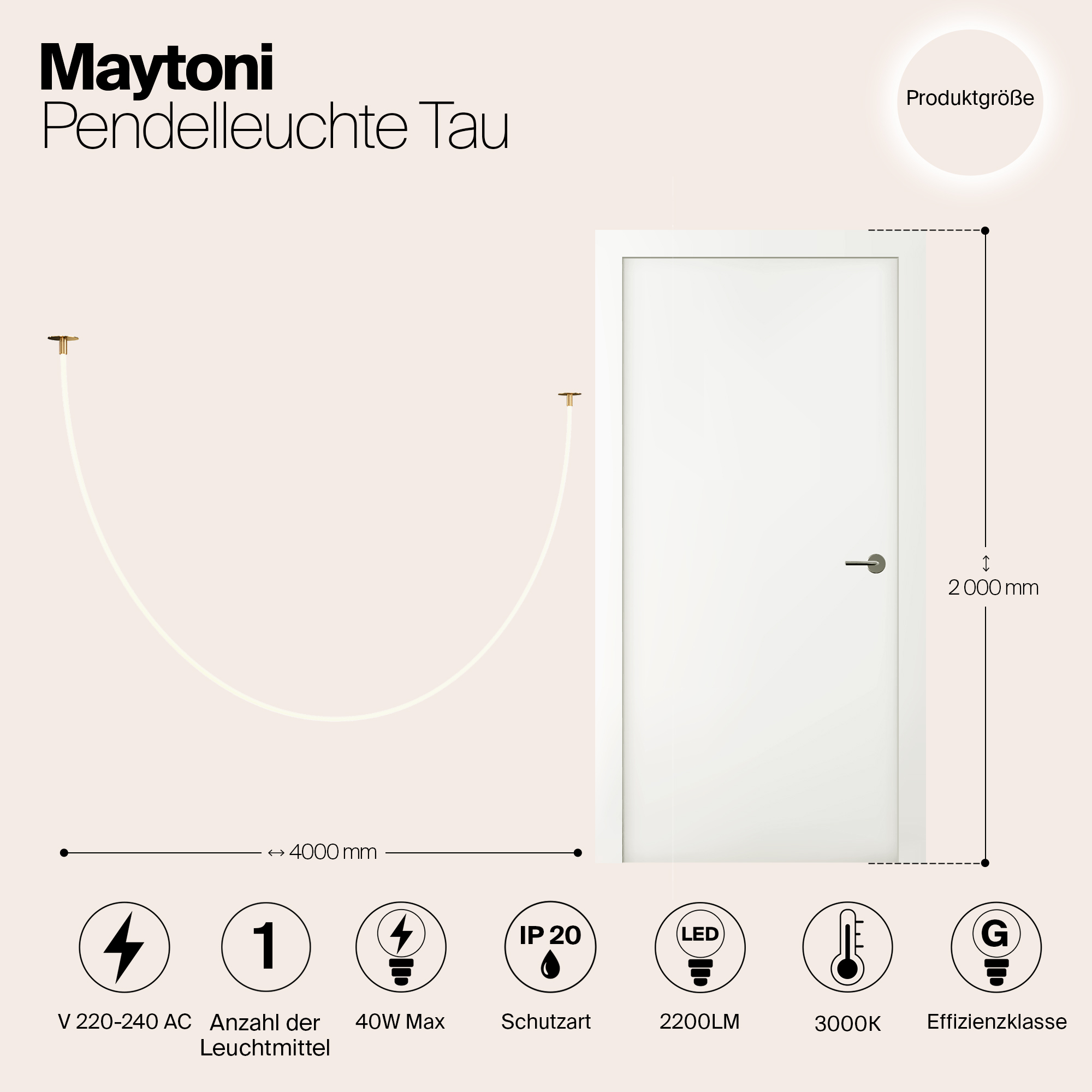 Подвесной светильник Maytoni MOD146PL-L40G3K — фото 9
