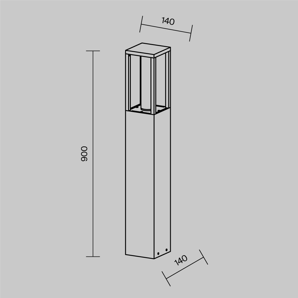 Дополнительная картинка Ландшафтный светильник Outdoor O480FL-L12B3K1