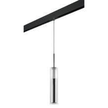PRO756014 Светильник д - 1-фазн трека CILINO 1х40W GU10 ХРОМ - ЧЕРНЫЙ  756014 - 595007 купить в Алматы svet.kz