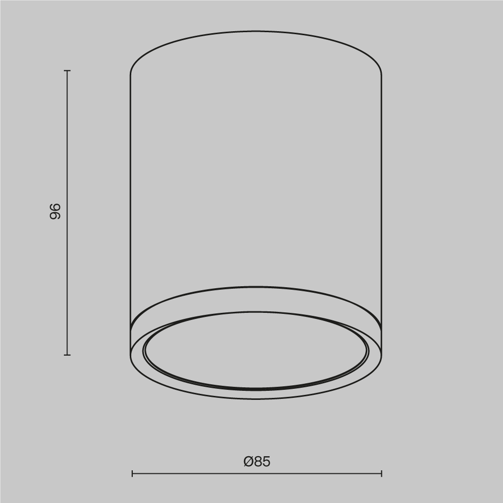 Картинка Потолочный светильник Technical C086CM-GX53-MRD-W