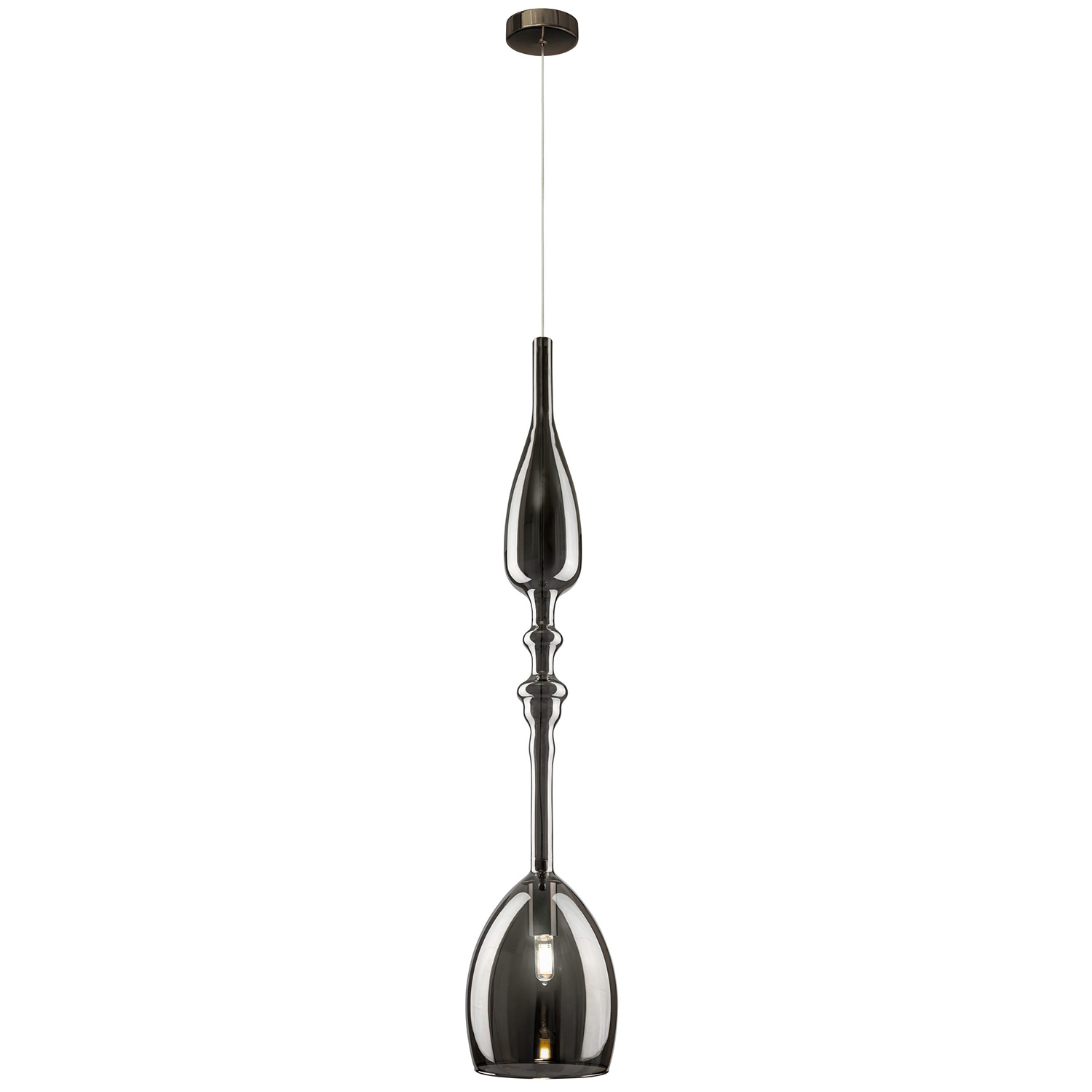 Картинка Светильник подвесной Crystal Lux LUX NEW SP1 C SMOKE Crystal Lux 2264/211