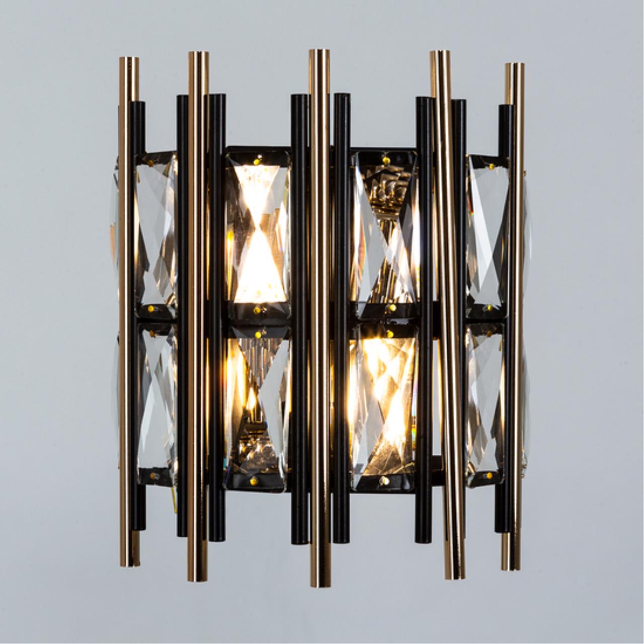 Дополнительная картинка Настенный светильник Arte Lamp ALRUBA A1043AP-2BK