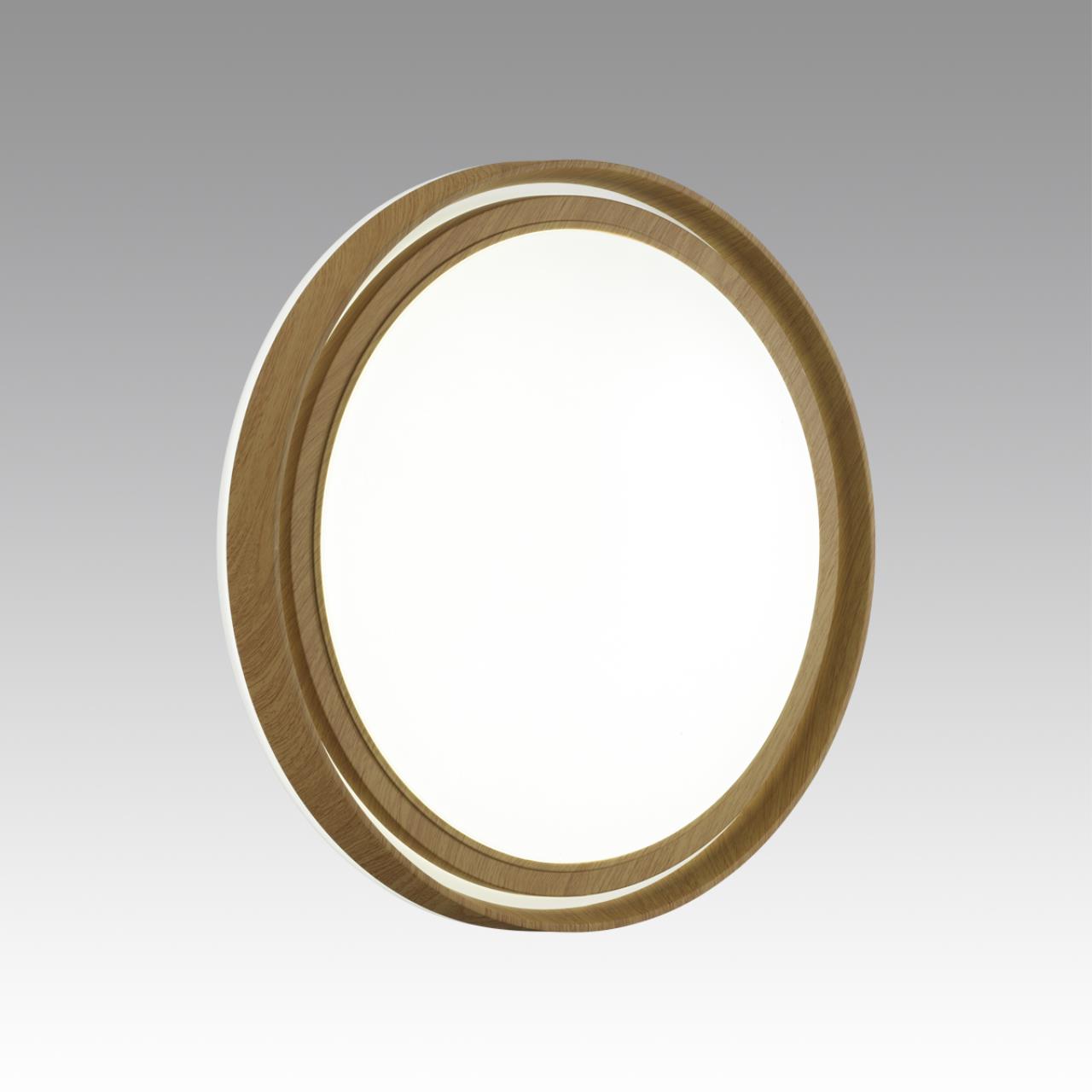 Картинка 7640/AL BASICA SN Светильник LED 18Вт 4000K D295 IP43 RUX WOOD