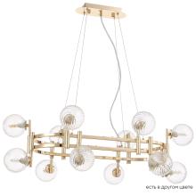 люстры подвесной светильник crystal lux luxury sp12l gold crystal lux 2270/312n, доставка по Казахстану 